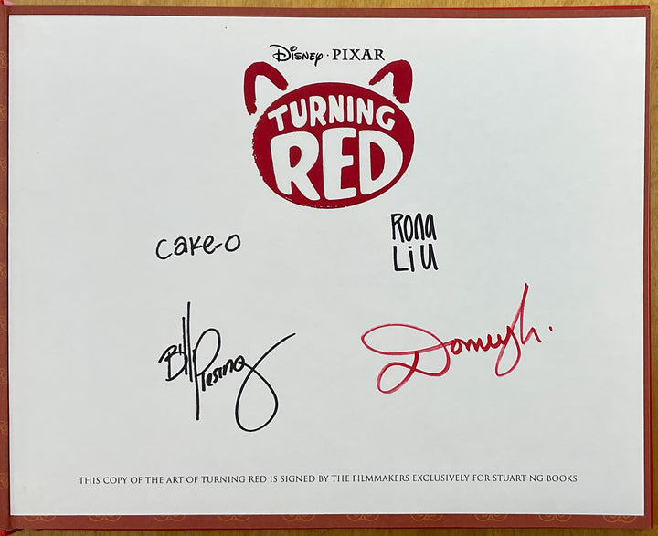 The Art of Turning Red - First Printing Signed by Director Domee Shi and others