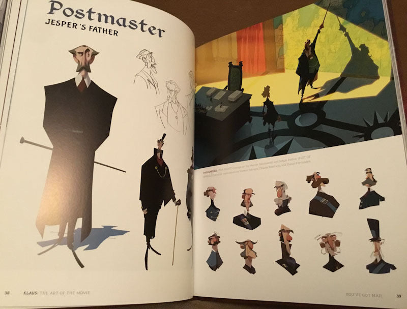 Klaus - The Art of the Movie - First Printing Signed with a Drawing