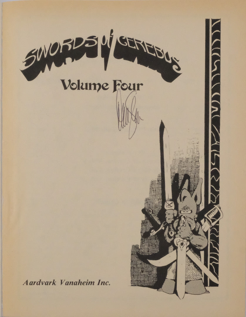 Swords of Cerebus Vol. 4 - Signed First