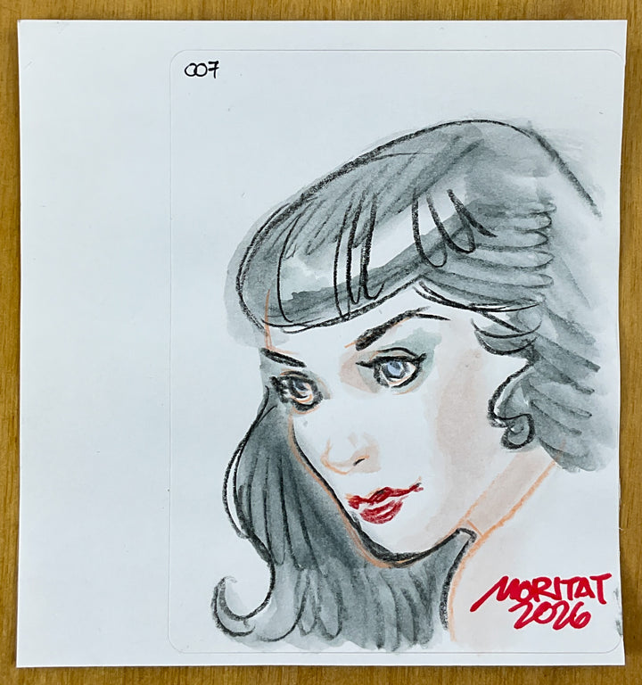 Space Planet XX Sketchbook with Bettie Page Remarque