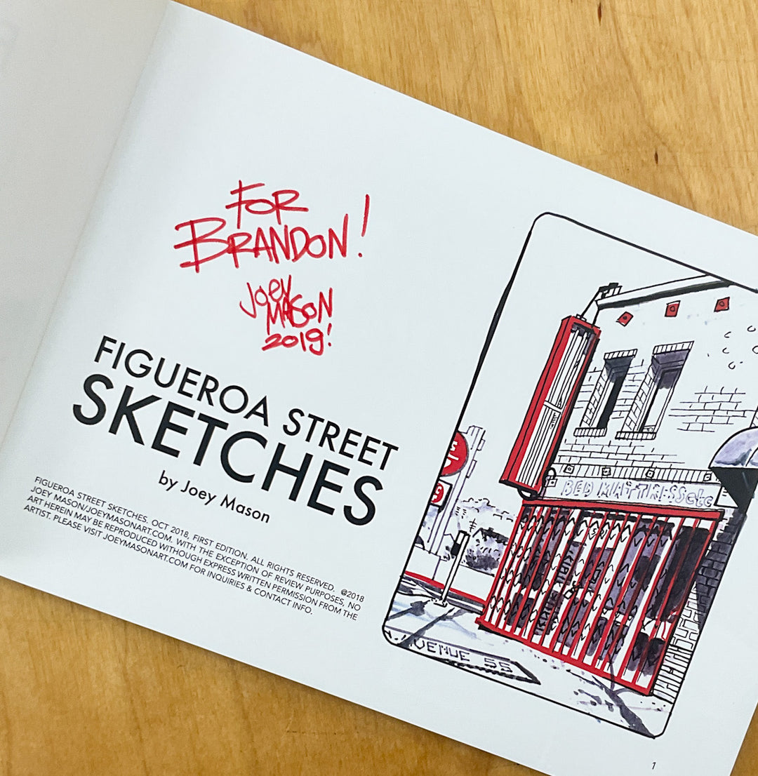 Figueroa Street Sketches - Inscribed