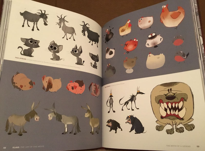 Klaus - The Art of the Movie - First Printing Signed with a Drawing