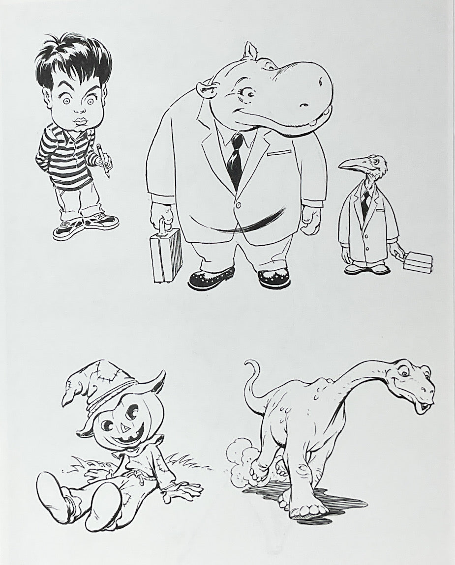 Bret Blevins' Sketchbook #1 - Signed