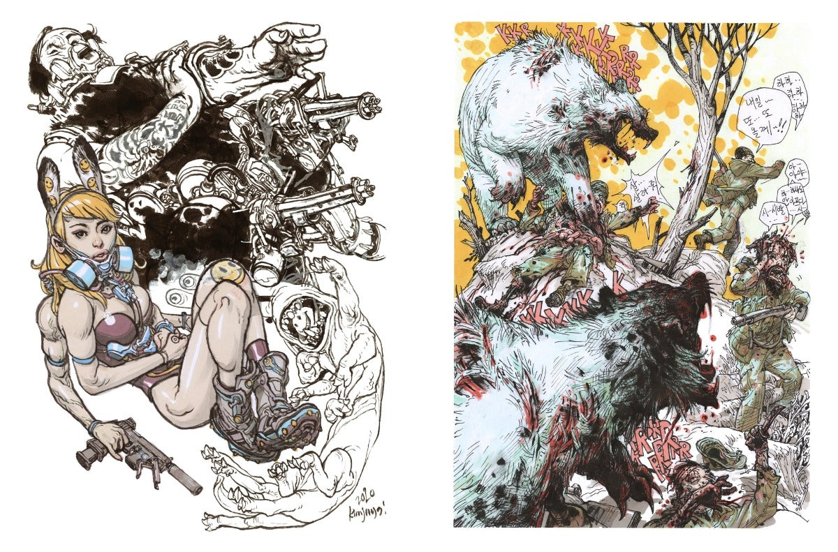 キムジョンギ　scetch collection 2022 画集 2022 Sketch Collection – Kim Jung Gi US