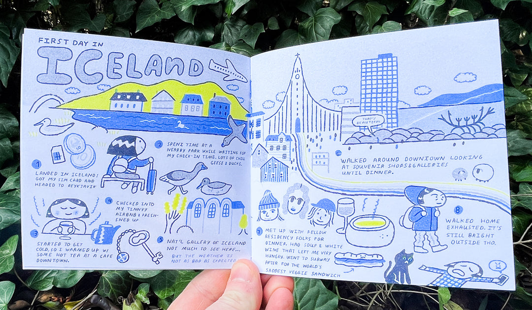 Iceland Travel Zine by Min Heo