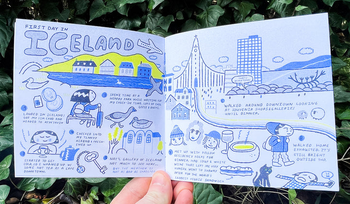 Iceland Travel Zine by Min Heo
