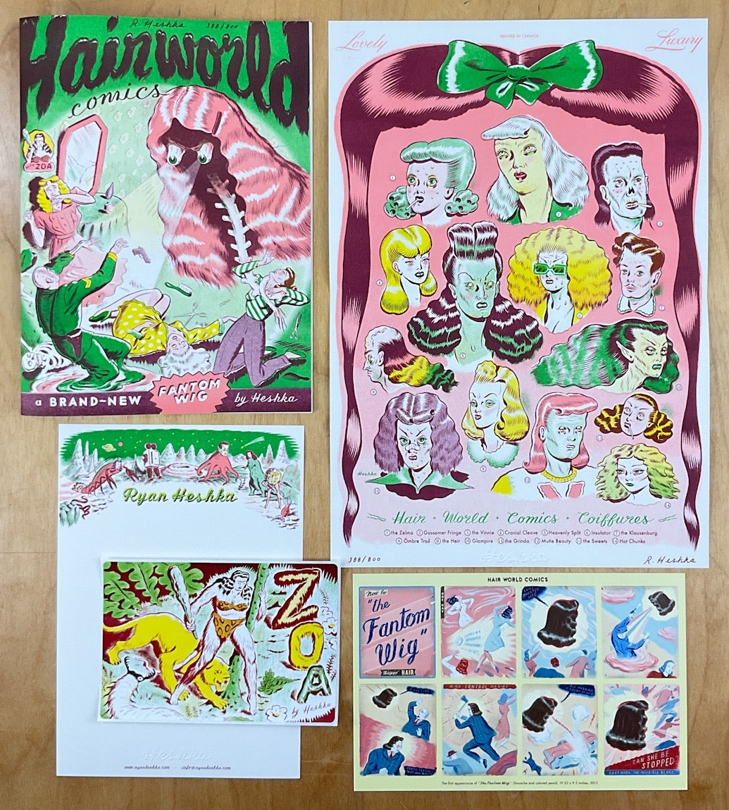 “Hair World Comics” Signed & Numbered Limited Edition Comic Pack