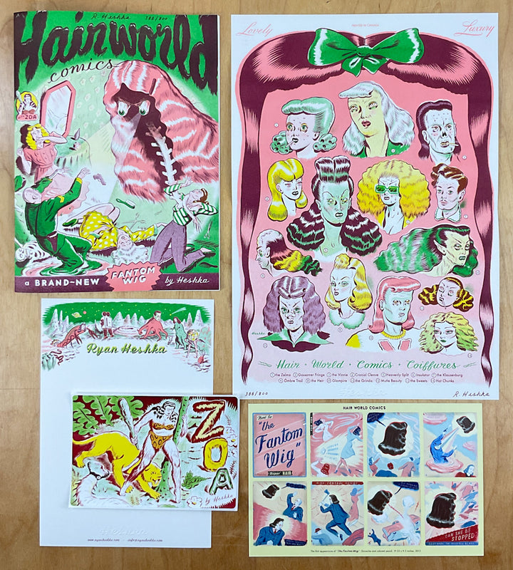 “Hair World Comics” Signed & Numbered Limited Edition Comic Pack