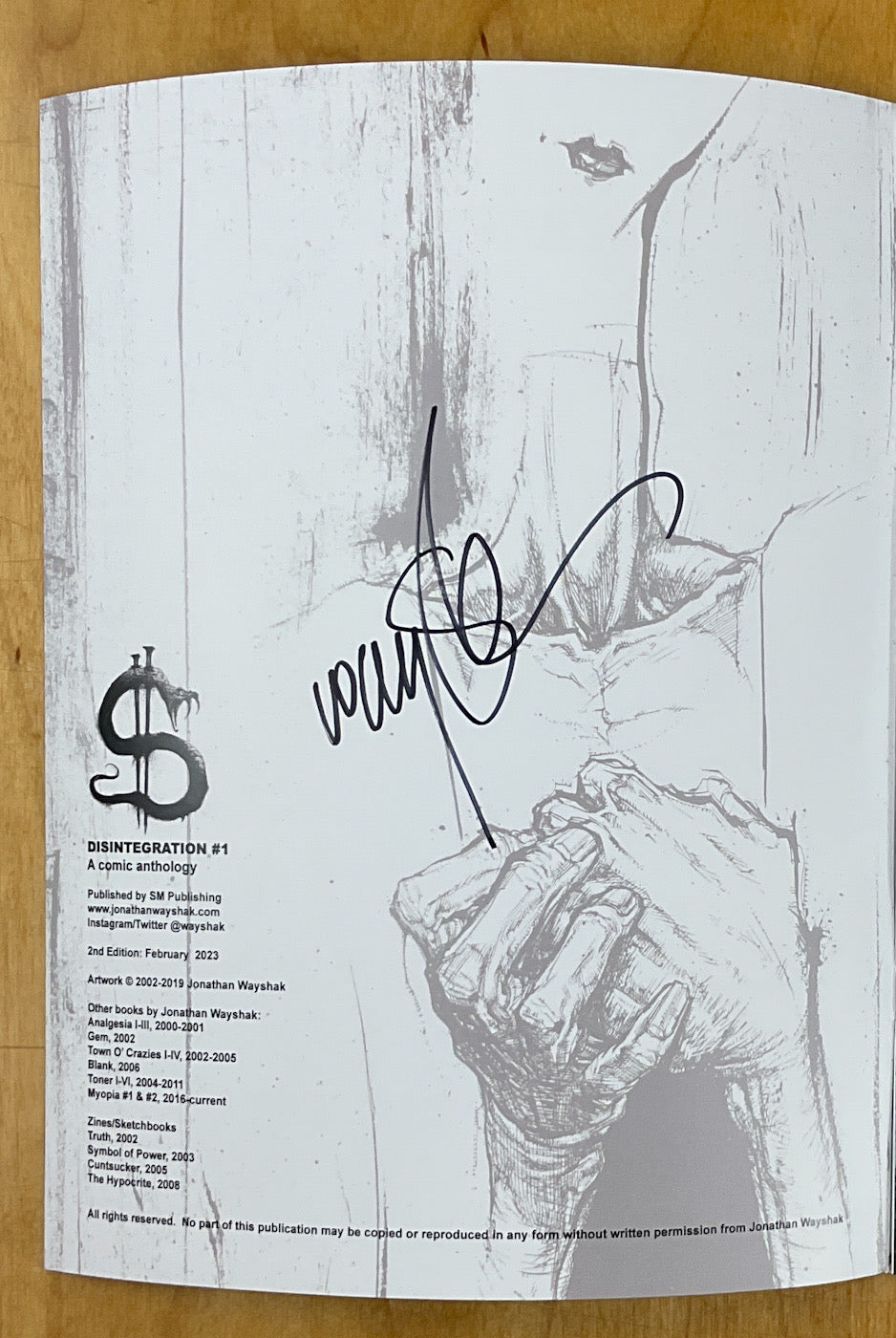 Disintegration #1 - Signed