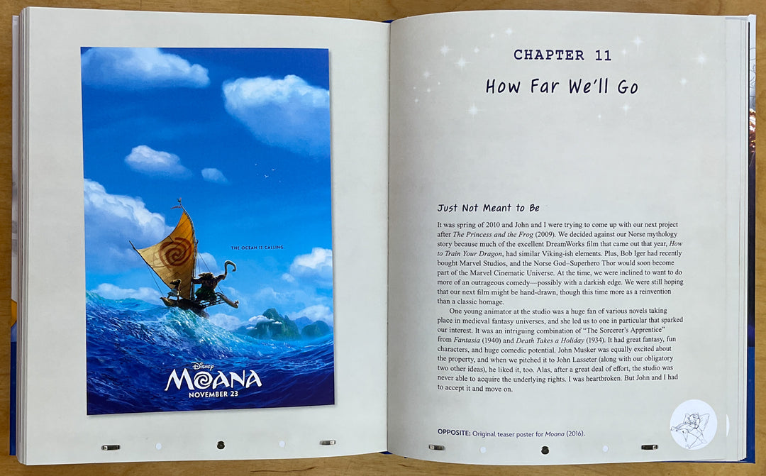 Making Disney Magic . . . from a Mermaid to Moana: Tales of a Disney Animation Director - Signed First