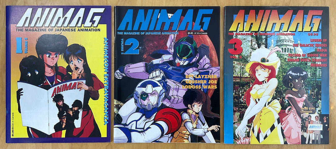 Animag: The Magazine of Japanese Animation - 13 Issue Lot
