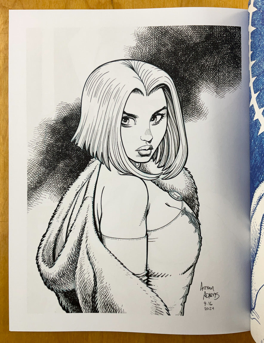 Arthur Adams 2025 Sketchbook - Signed & Numbered Foil Stamped Edition