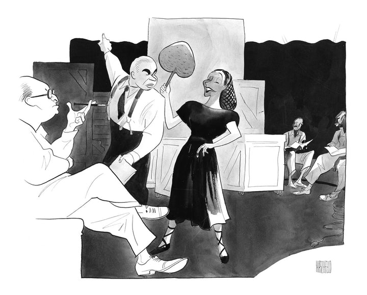 Alfred Lunt and Lynn Fontanne Rehearse The Pirate