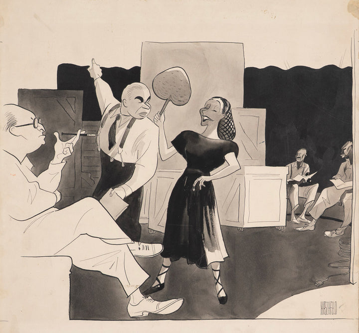 Alfred Lunt and Lynn Fontanne Rehearse The Pirate