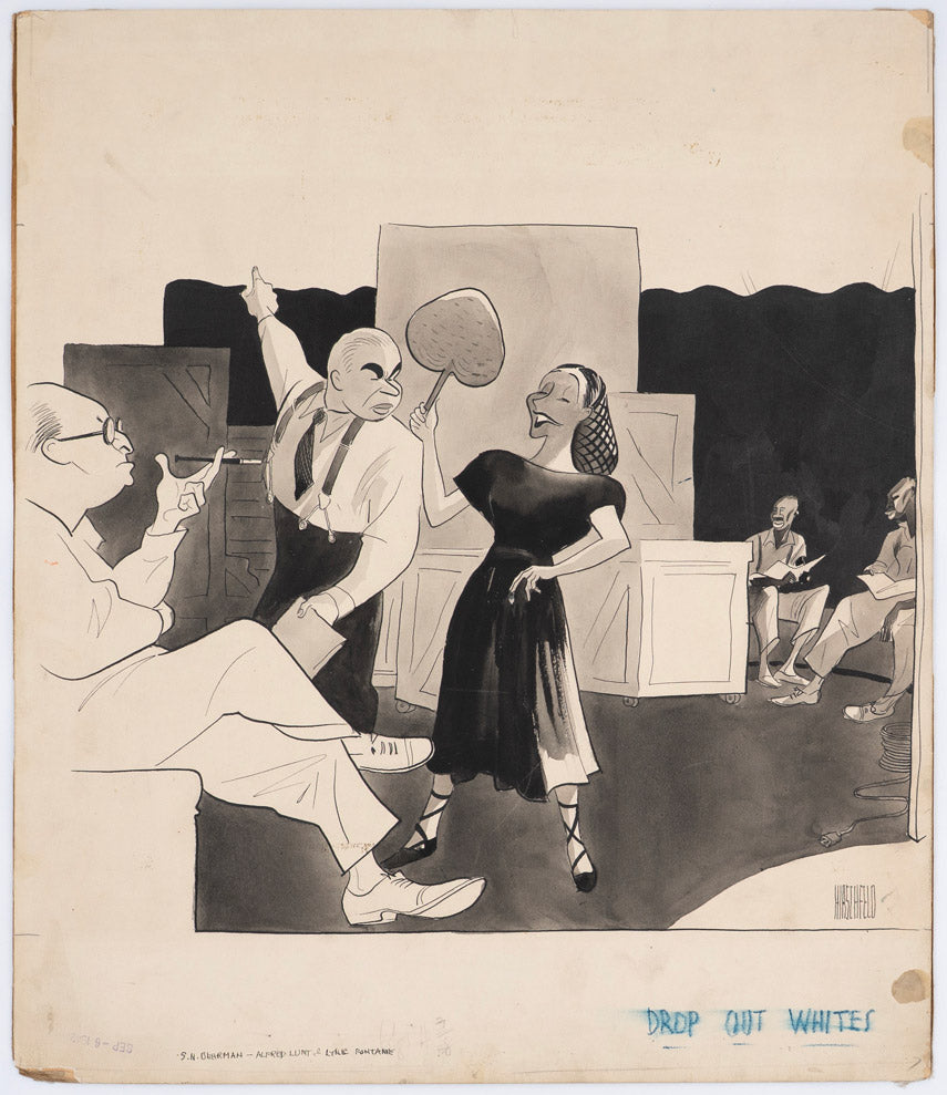 Alfred Lunt and Lynn Fontanne Rehearse The Pirate