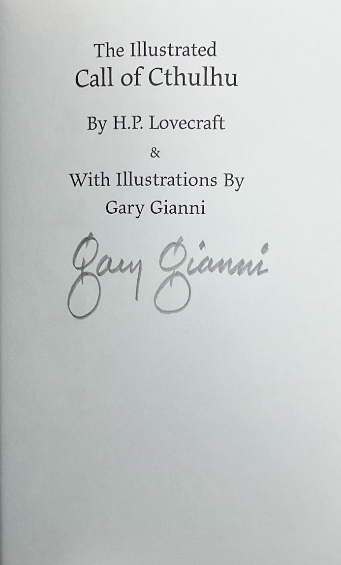 The Illustrated Call of Cthulhu Sketchbook Edition - Signed