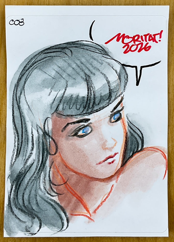 Space Planet XX Sketchbook with Bettie Page Remarque