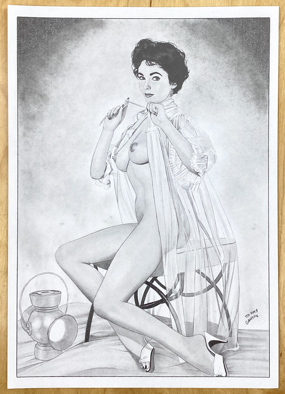 Bettie Page as Mary Marvel