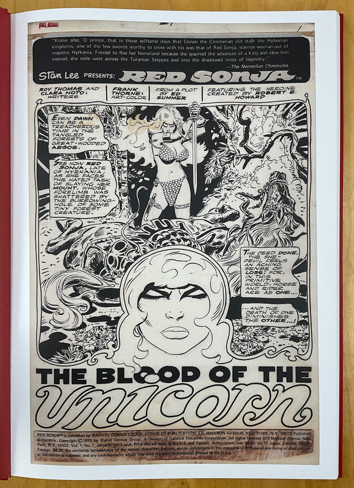 Frank Thorne's Red Sonja Art Edition Vol. 2 - Signed & Numbered Edition