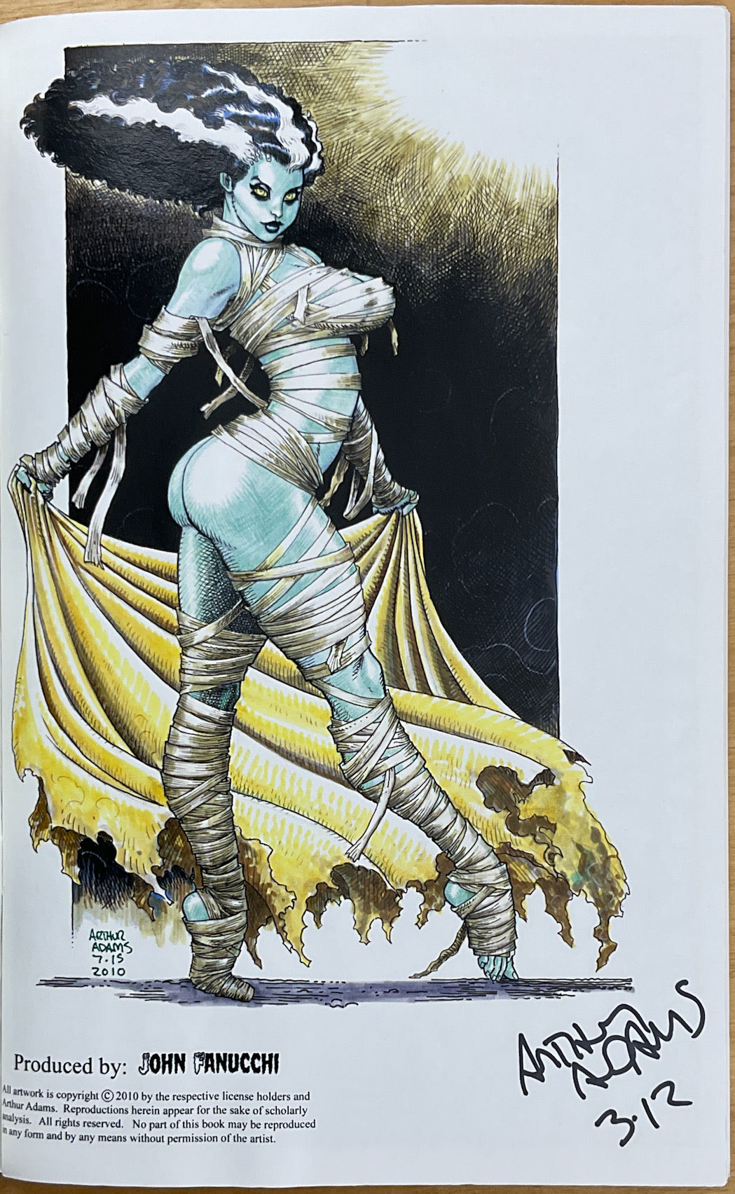 Arthur Adams Pocket Sketchbook One - Signed