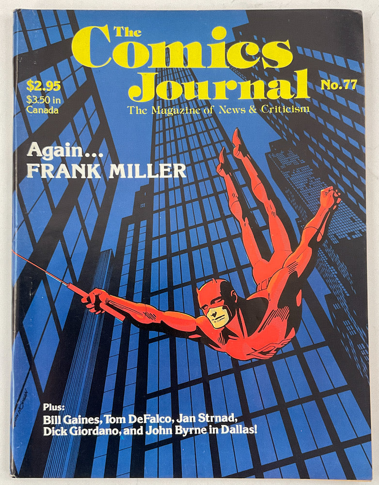 The Comics Journal #77 - Frank Miller Interview