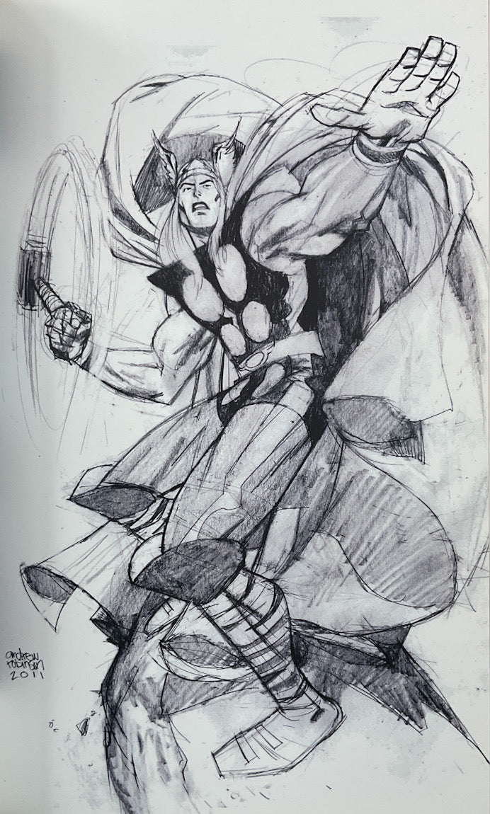Art Hog - Signed with a Full-Page Drawing