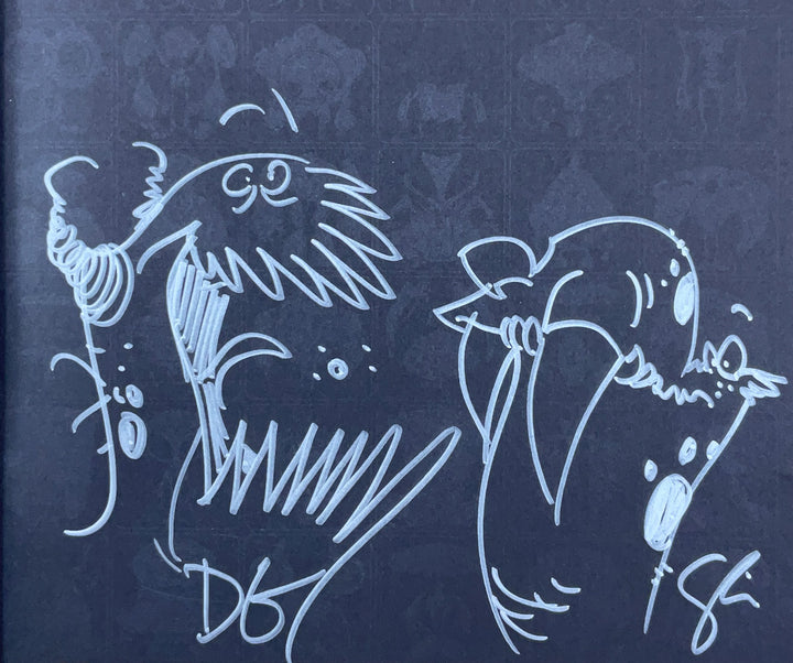 The Monster Volume - Signed First with Drawings, A Separate Drawing, Slipcase and other Kickstarter Extras