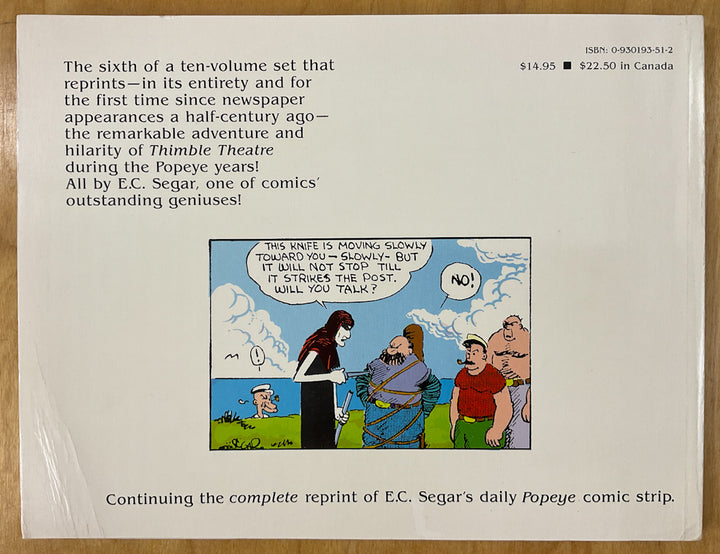 The Complete E.C. Segar Popeye - Vol. 6 - Dailies 1930-31
