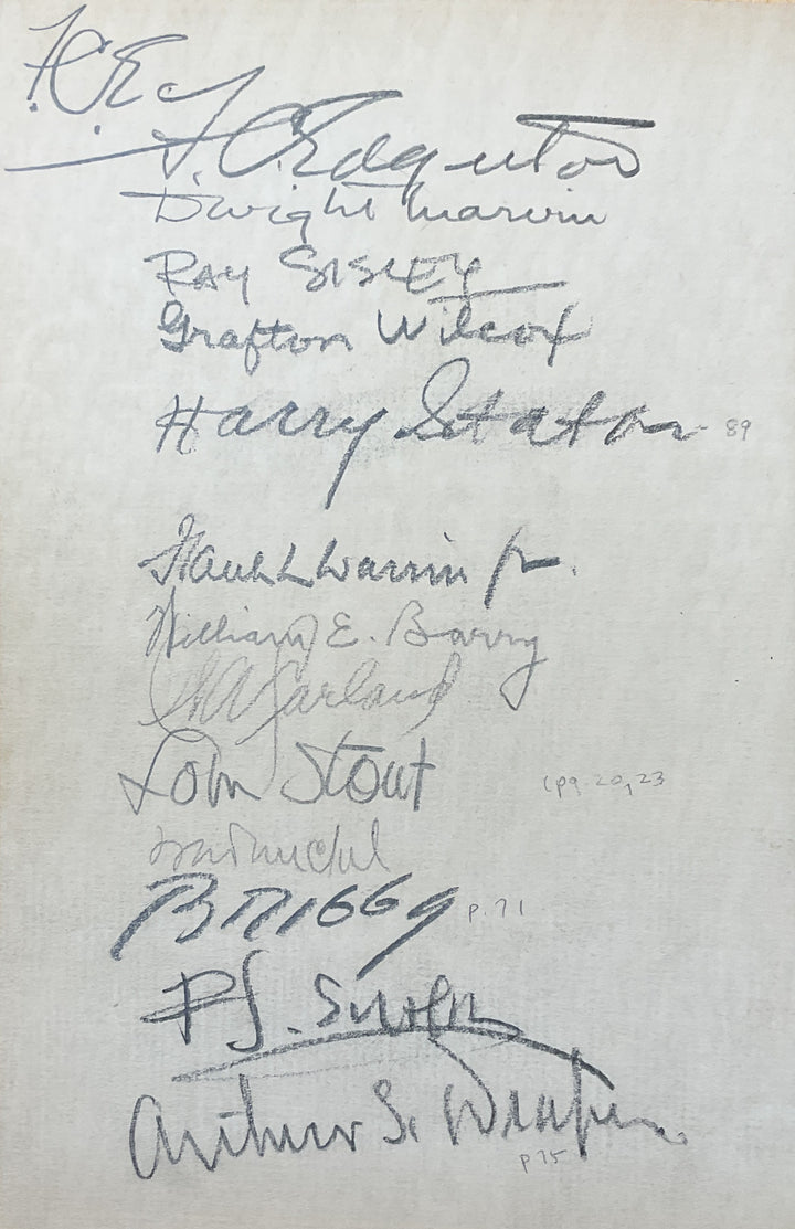 Dutch Treat Year Book 1928 - Signed