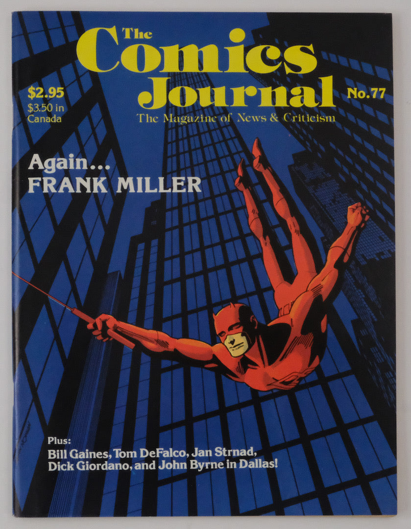 The Comics Journal #77 (Frank Miller Cover & Interview)