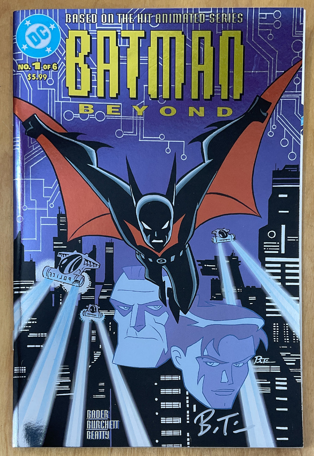 Batman Beyond #1 Facsimile Edition Foil Variant - Signed