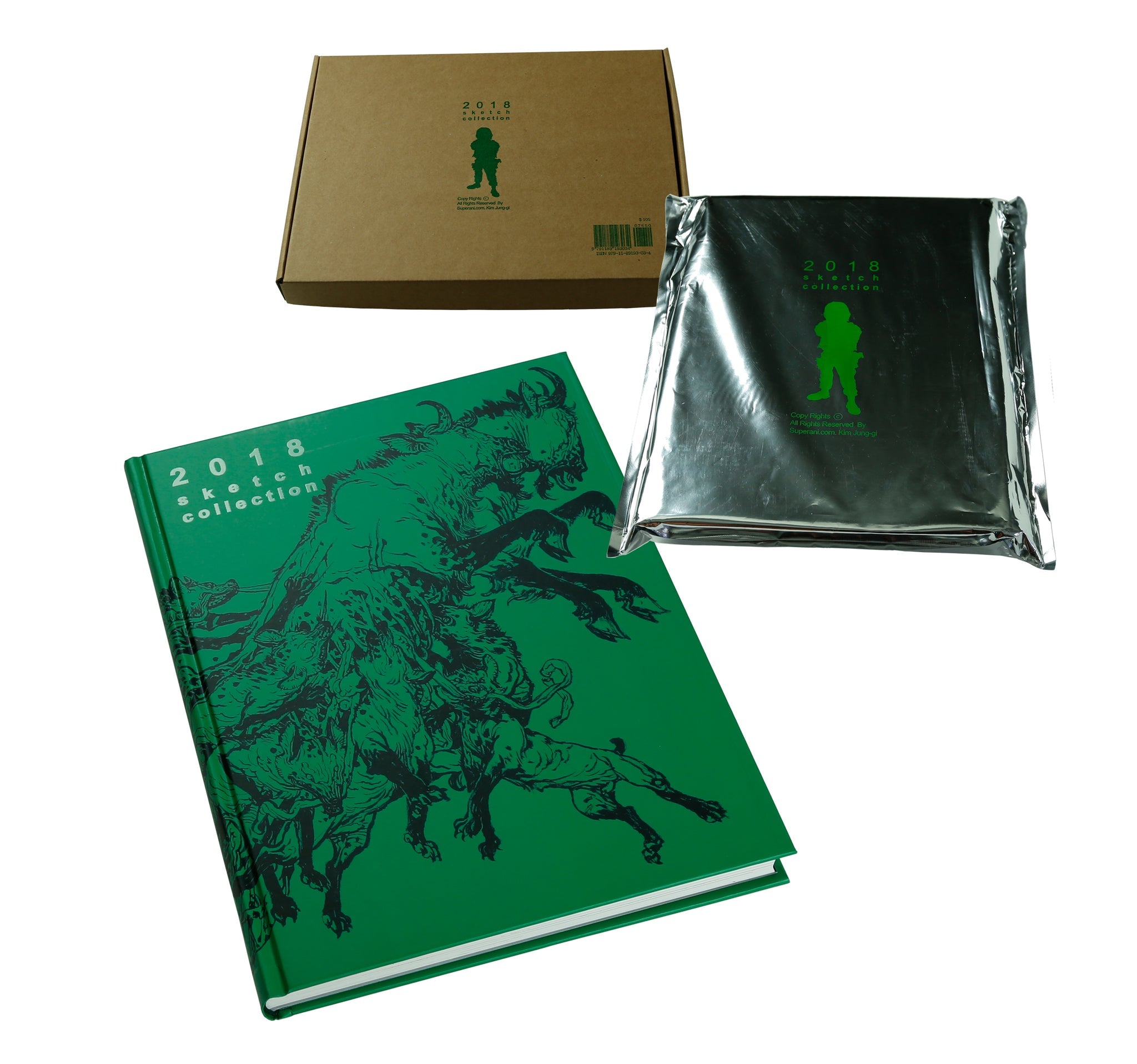 Kim Jung-Gi 2018 Sketchbook Collection – Stuart Ng Books