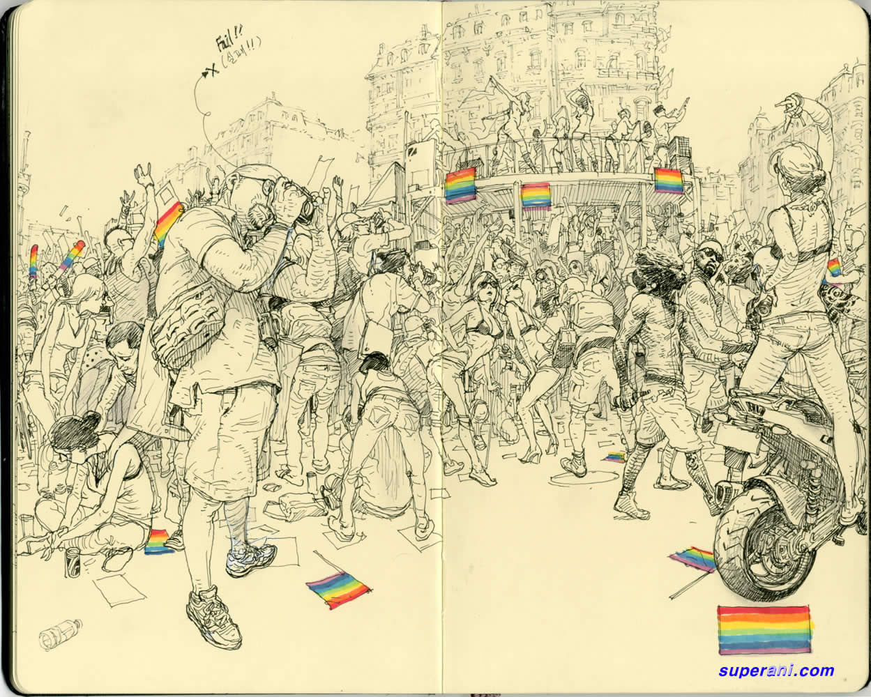 Kim Jung-Gi 2013 Sketchbook Collection – Stuart Ng Books