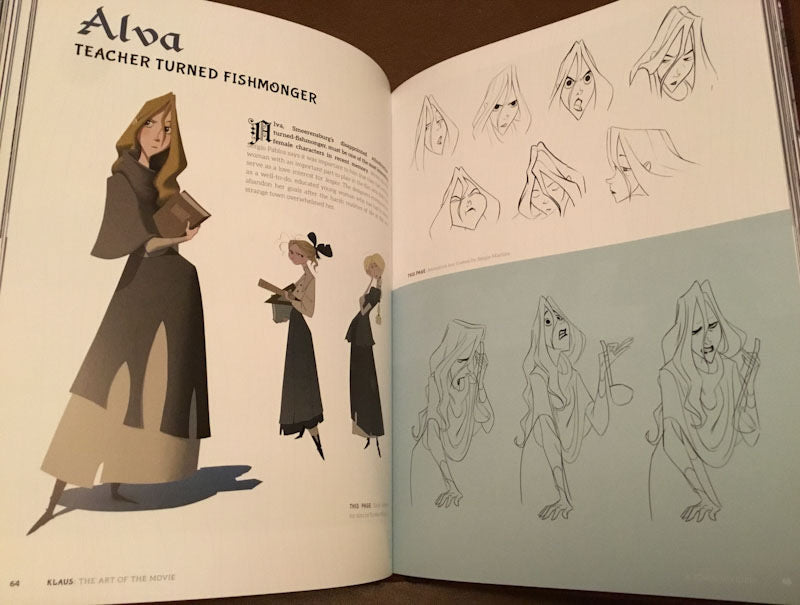 Klaus - The Art of the Movie - First Printing Signed with a Drawing