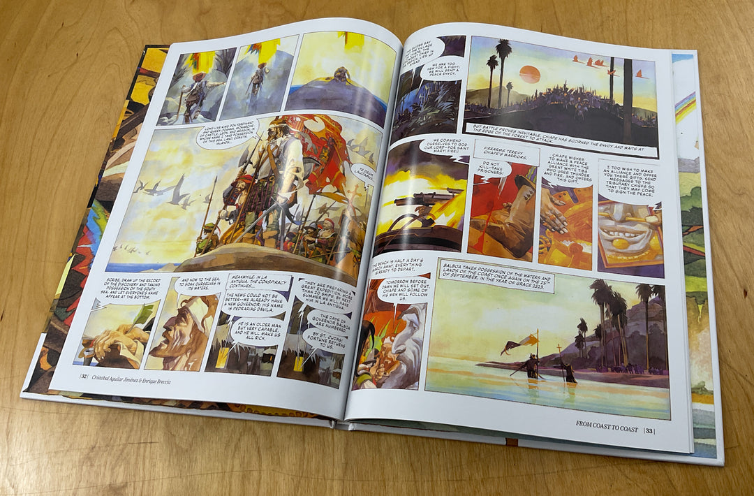 Enrique Breccia Library Vol. 1: White Gold, New World, From Coast to Coast, & Avrack - The Lord of the Falcons - Numbered with Kickstarter Extras