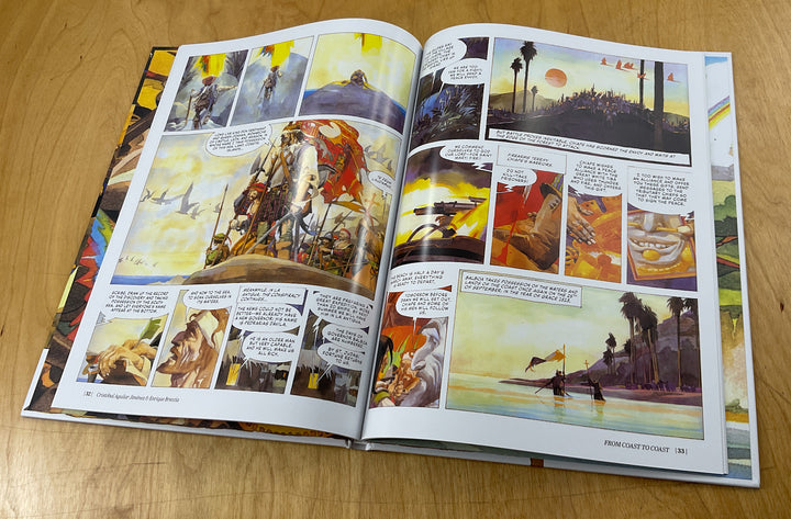 Enrique Breccia Library Vol. 1: White Gold, New World, From Coast to Coast, & Avrack - The Lord of the Falcons - Numbered with Kickstarter Extras