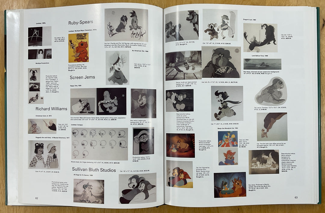 Animation Art at Auction Since 1994