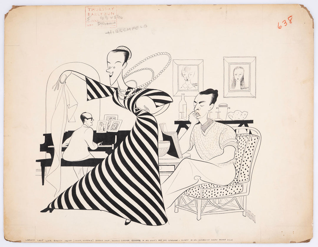 Rehearsing An Evening with Bea Lillie in her Apartment