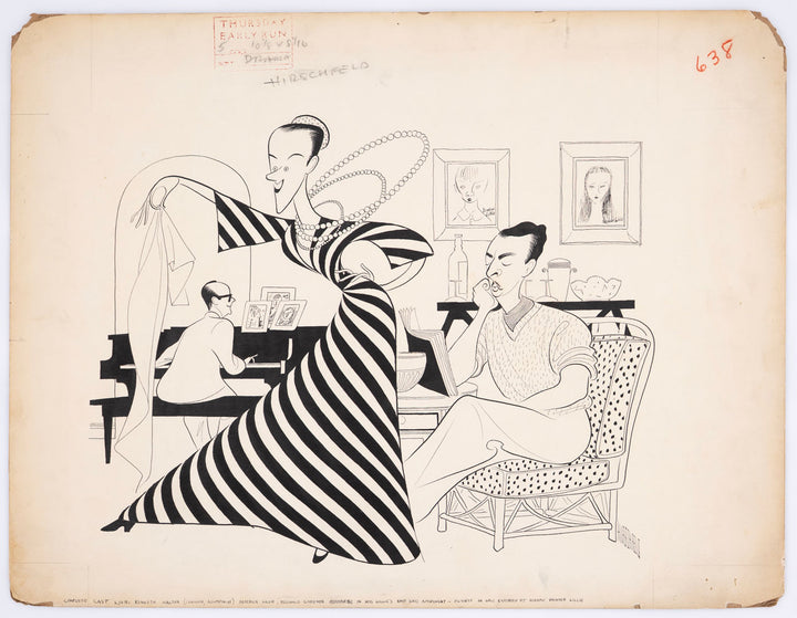 Rehearsing An Evening with Bea Lillie in her Apartment