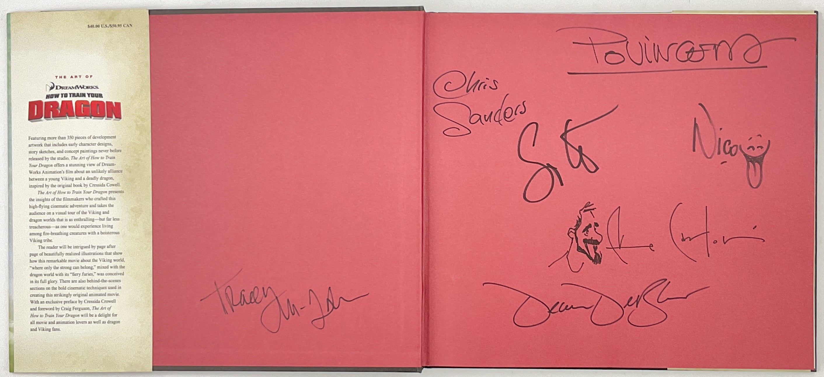 The Art of How to Train Your Dragon - First Printing Signed
