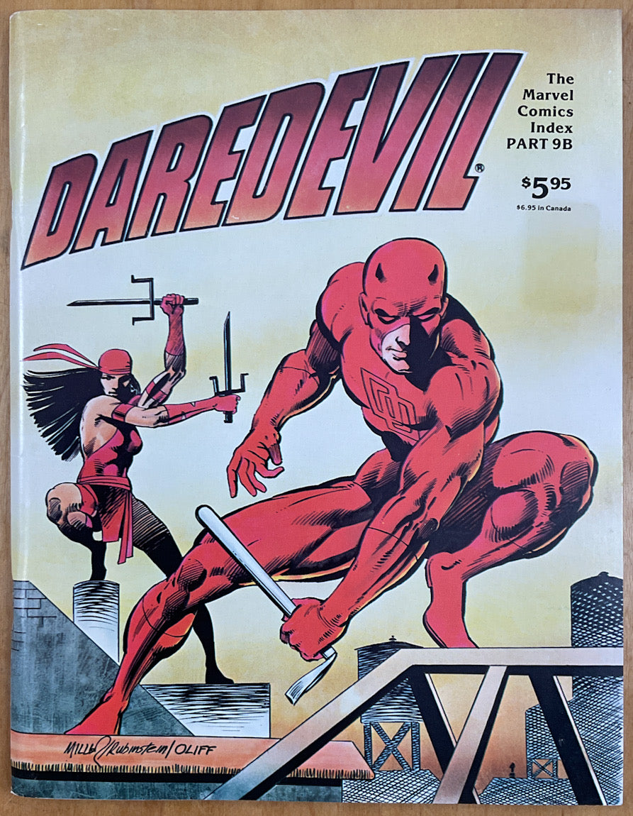 The Marvel Comics Index Vol. 1, #9B: Daredevil