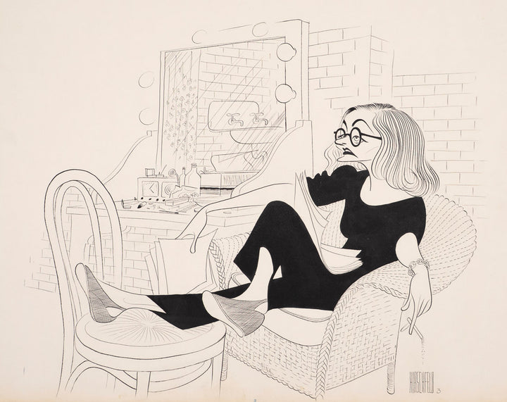 Tallulah Bankhead Backstage at the Orpheum Theatre