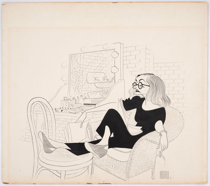 Tallulah Bankhead Backstage at the Orpheum Theatre