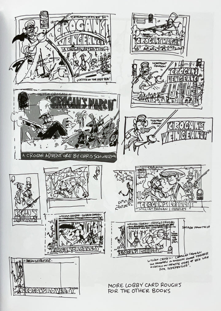 Chris Schweizer Sketchbooks - Signed with a Color Drawing