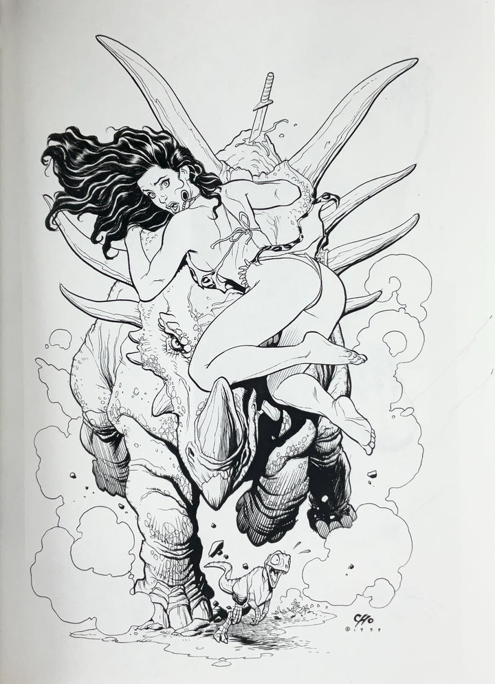 Frank Cho's Sketchbook (2001) Signed & Numbered