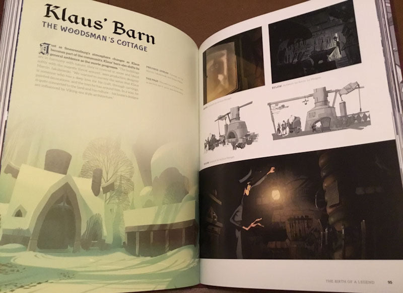 Klaus - The Art of the Movie - First Printing Signed with a Drawing
