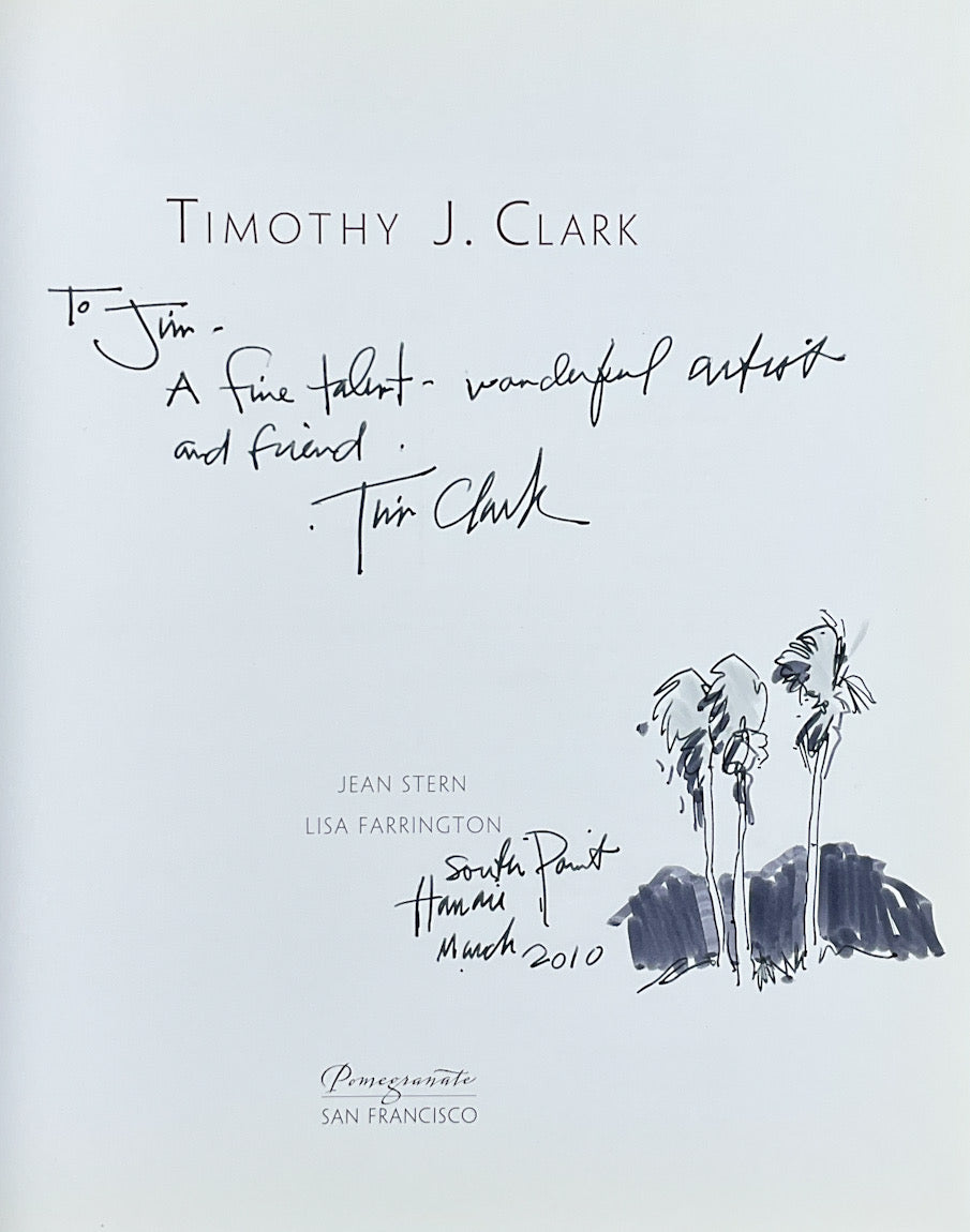 Timothy J. Clark - Inscribed with a Drawing