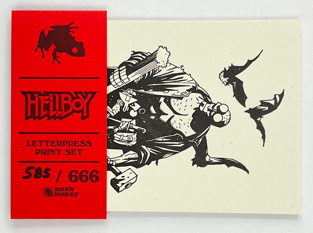 Hellboy 30th Anniversary Letterpress Print Set