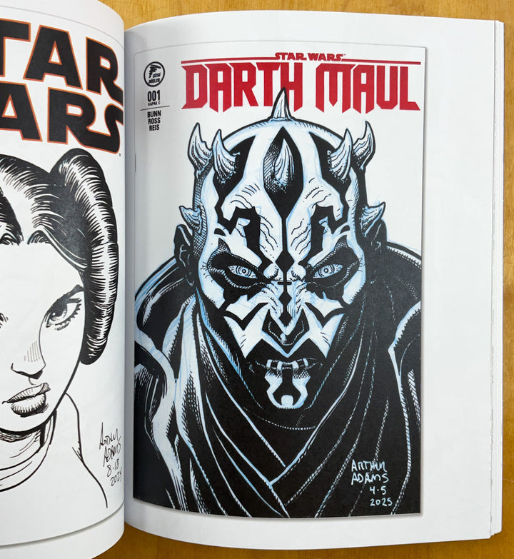 Arthur Adams 2025 Sketchbook - Signed & Numbered Foil Stamped Edition
