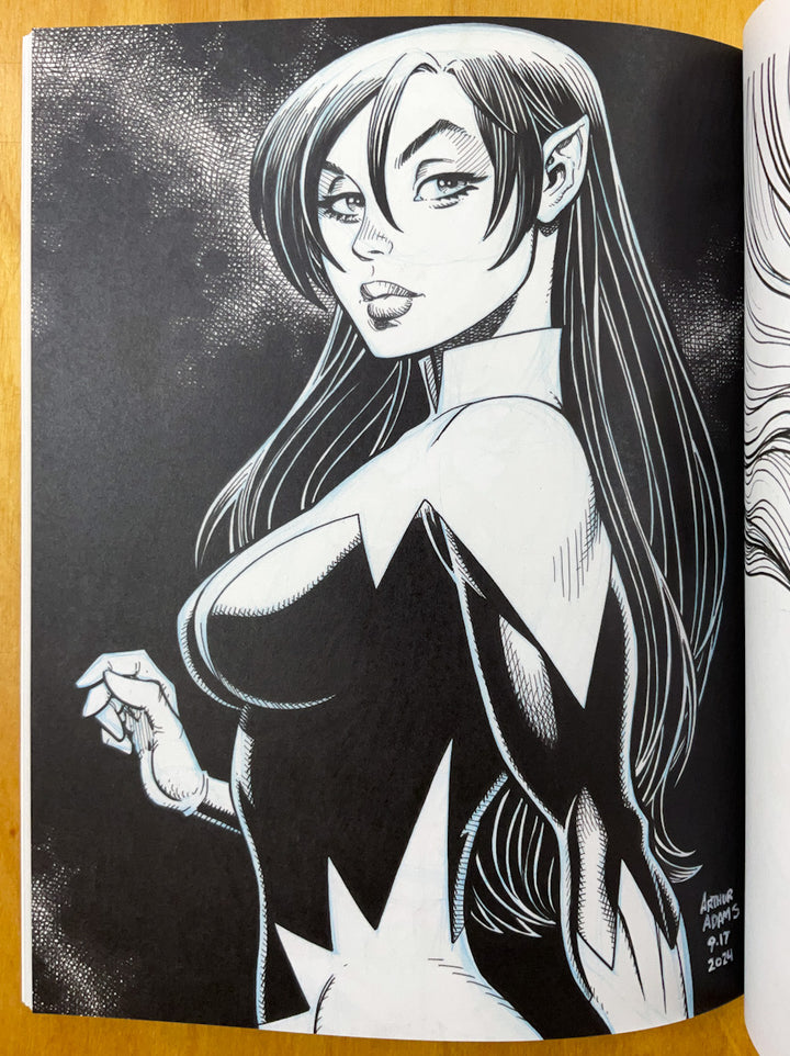 Arthur Adams 2025 Sketchbook - Signed & Numbered Foil Stamped Edition